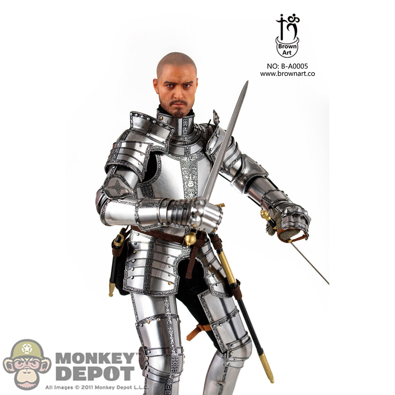 Monkey Depot - Brown Art Armor For Duke Of Saxony-Coburg (B-A0005M)