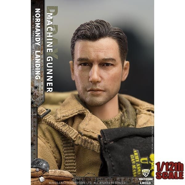 Monkey Depot - CrazyFigure 1/12 WWII U.S. Rangers On D-Day Machine