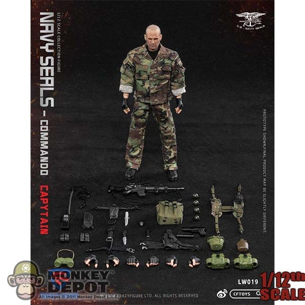 Monkey Depot - CrazyFigure 1/12th SEAL Special Assault Team