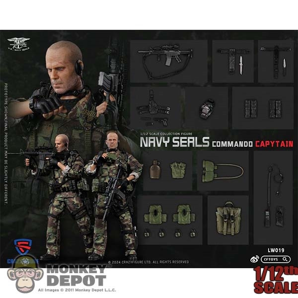 Monkey Depot - CrazyFigure 1/12th SEAL Special Assault Team