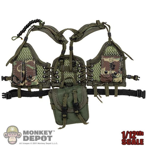 〜8/16★迄KILIG（キリグ）　childlike vest ベスト　迷彩柄 Monkey Depot - Vest: CrazyFigure 1/12 Mens Chest Rig