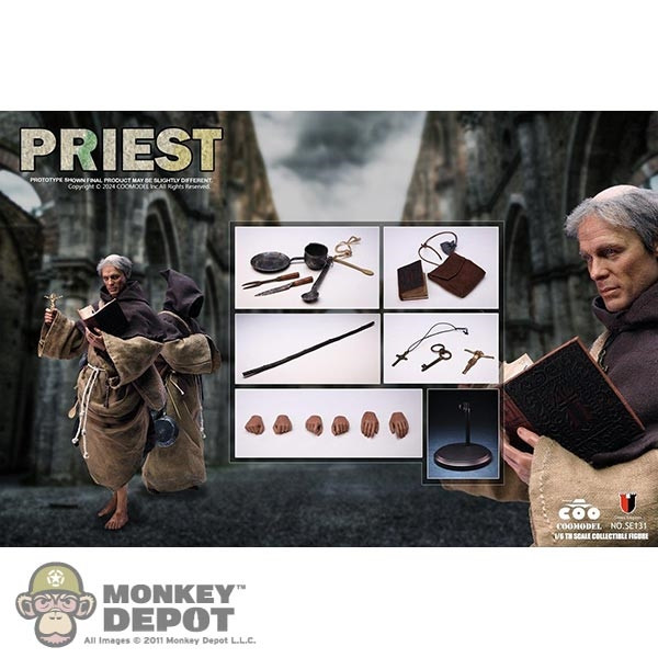 Monkey Depot - CooModels Medieval Priest (CM-SE131)