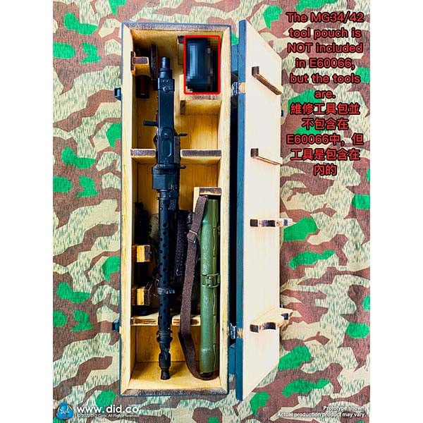Monkey Depot - Accessory Set: DiD 1/6 WWII MG34 Accessory Kit (E60066)