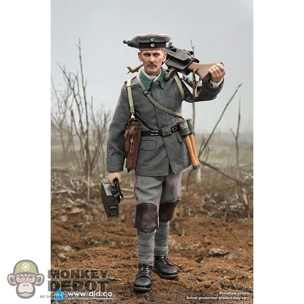 Monkey Depot - DiD WWI German MG08 Machine Gunner (D11015)