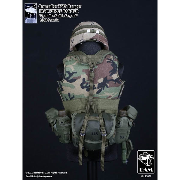 ミリタリー Grenadler 75th Ranger TASK FORCE RANGER Monkey Depot - Boxed Figure: DAM 75th Ranger GRENADIER Task Force