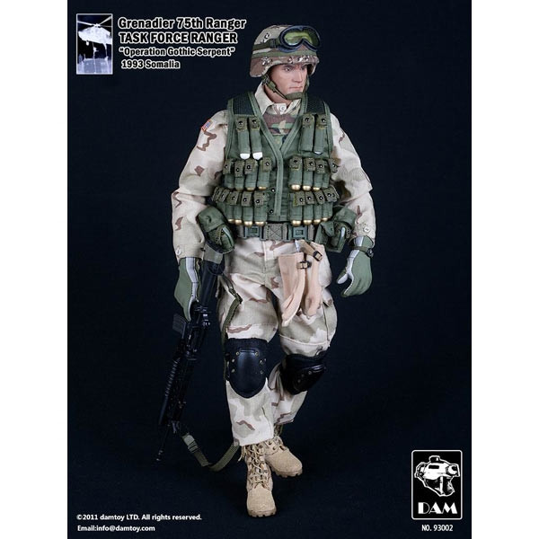 Monkey Depot - Boxed Figure: DAM 75th Ranger GRENADIER Task Force