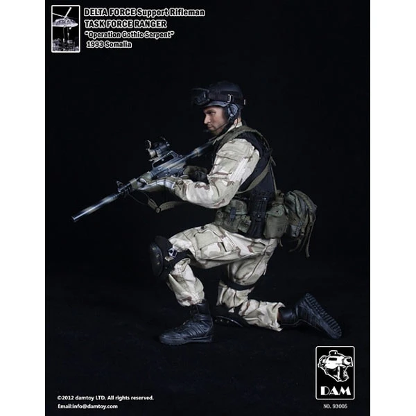Monkey Depot - Boxed Figure: DAM Delta Force Support Rifleman Task