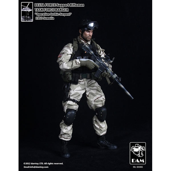 Monkey Depot - Boxed Figure: DAM Delta Force Support Rifleman Task