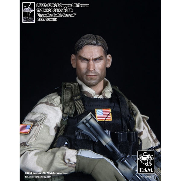 Monkey Depot - Boxed Figure: DAM Delta Force Support Rifleman Task
