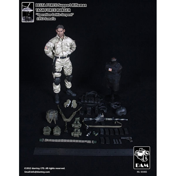 Monkey Depot - Boxed Figure: DAM Delta Force Support Rifleman Task