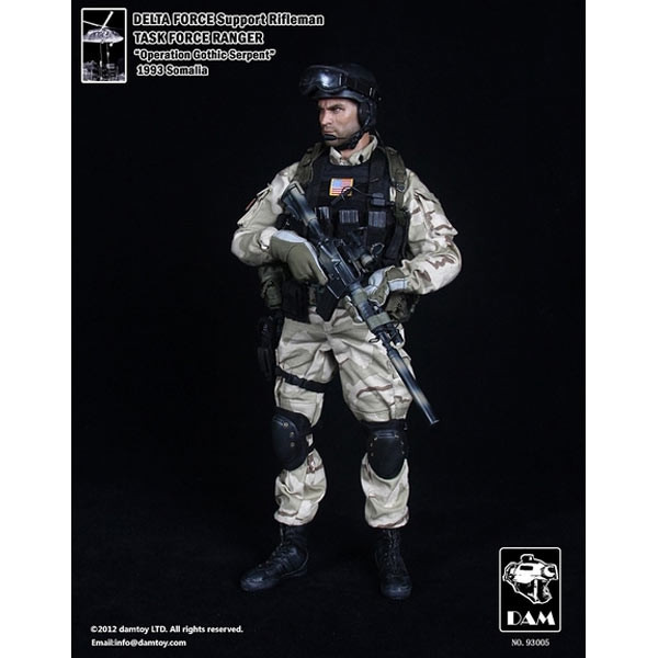 Monkey Depot - Boxed Figure: DAM Delta Force Support Rifleman Task