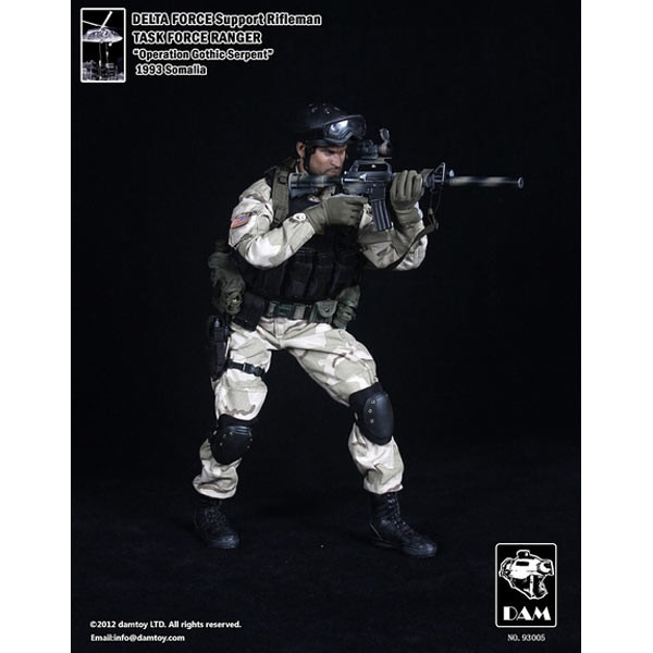 Monkey Depot - Boxed Figure: DAM Delta Force Support Rifleman Task