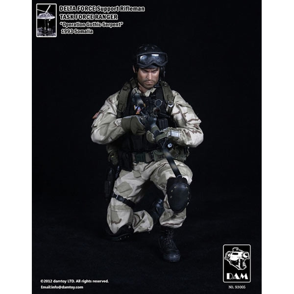 Monkey Depot - Boxed Figure: DAM Delta Force Support Rifleman Task