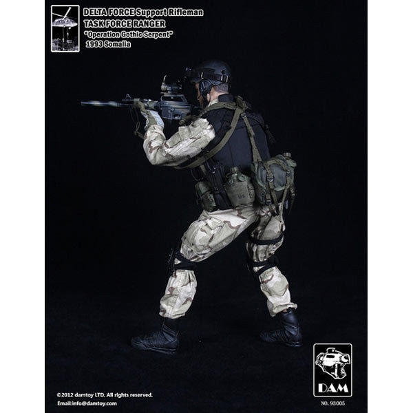 Monkey Depot - Boxed Figure: DAM Delta Force Support Rifleman Task