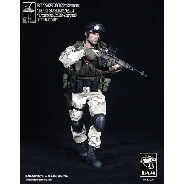 Monkey Depot - Boxed Figure: DAM Delta Force Marksman -Task Force