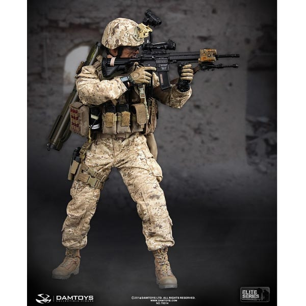 DAMTOYS　USMC M27 RIFLEMAN　78014 Monkey Depot - DAM USMC Reconnaissance Battalion M27 Rifleman (78014)