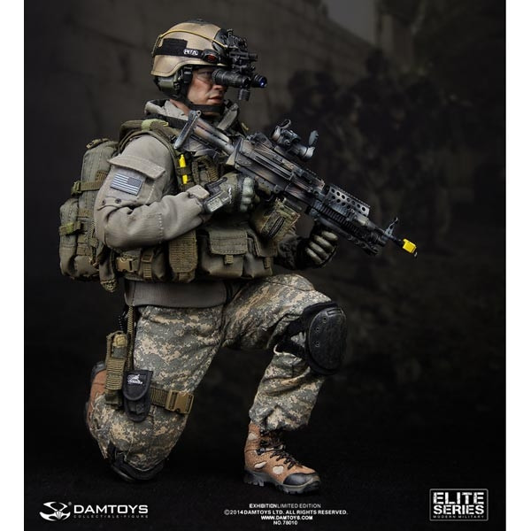 DAMTOYS　75th RANGER REGIMENT　78010 Monkey Depot - DamToys US ARMY 75th Ranger Saw Gunner - Training