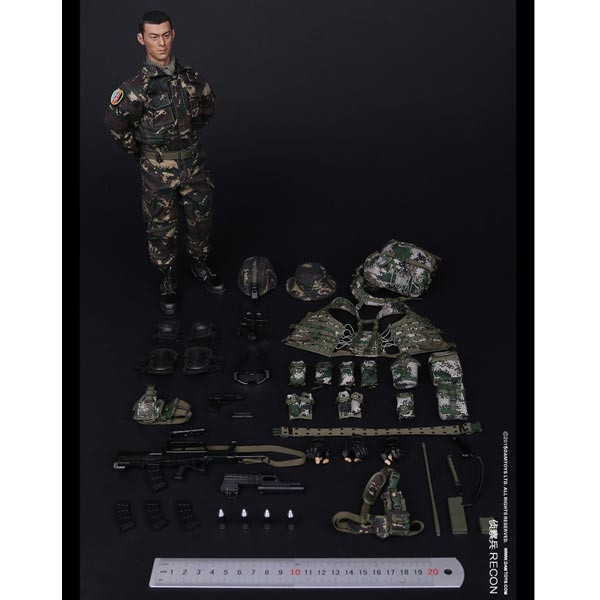 DAMTOYS　中国 人民解放軍 特殊部隊 偵察兵　78022 Monkey Depot - DamToys Chinese PLA Special Forces - Recon (78022)