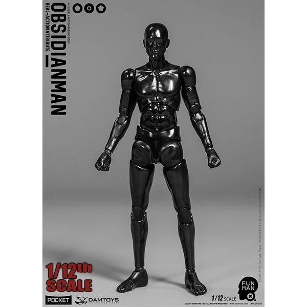 Monkey Depot - DamToys 1/12th Obsidianman (DAM-DPS06)