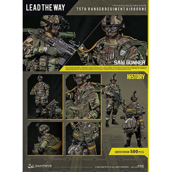 Monkey Depot - DamToys 75th Ranger Regiment Airborne SAW Gunner