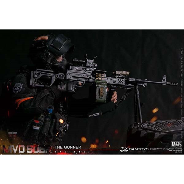 Monkey Depot - DamToys Russian Spetsnaz MVD SOBR PKM Gunner (DAM