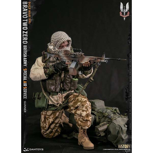 ミリタリー DAMTOYS Gulf War 1991 Bravo two sero 1/6 Monkey Depot - Boxed Figure: DamToys Bravo Two Zero British Army