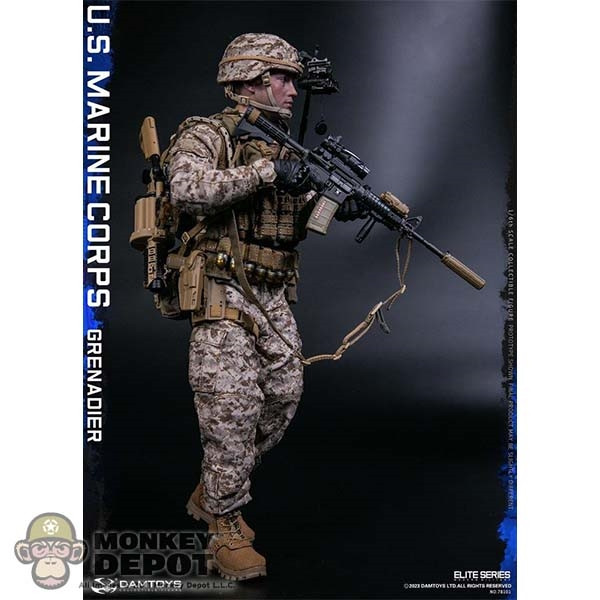 Monkey Depot - DamToys US Marine Corps Grenadier (DAM-78101)
