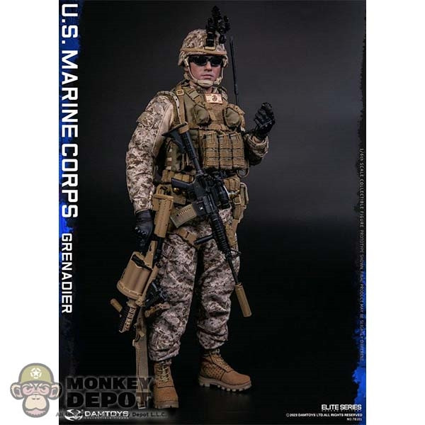 Monkey Depot - DamToys US Marine Corps Grenadier (DAM-78101)
