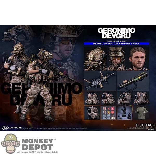 Monkey Depot - DamToys DEVGRU Geronimo MK46 MOD1 Gunner (78107)