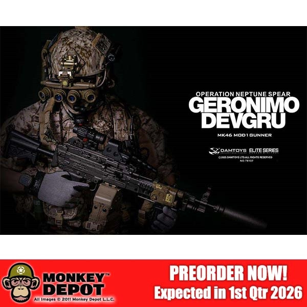 Monkey Depot - DamToys DEVGRU Geronimo MK46 MOD1 Gunner (78107)