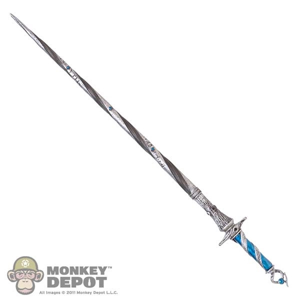 Monkey Depot - Sword: DamToys Spiral Sword w/Blue Hilt