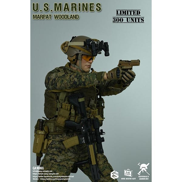 Monkey Depot - General's Armoury US Marines MARPAT Woodland (GA1006S)