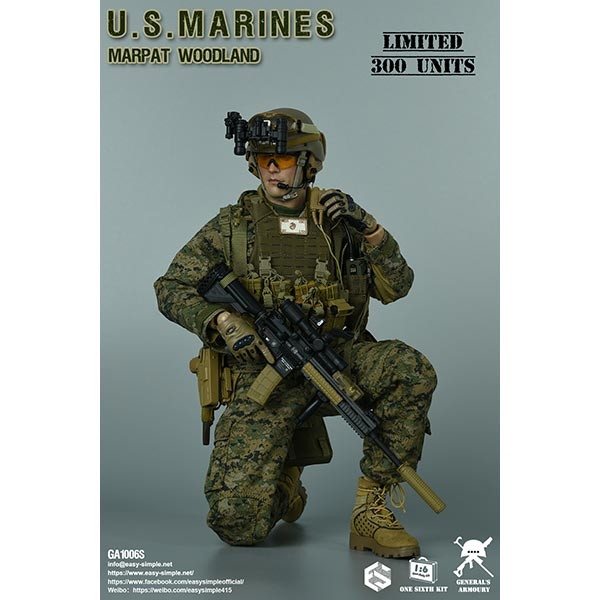 Monkey Depot - General's Armoury US Marines MARPAT Woodland (GA1006S)