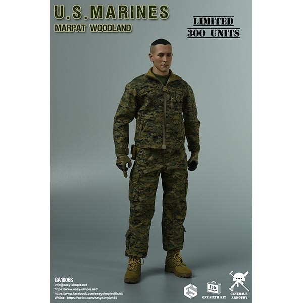 Monkey Depot - General's Armoury US Marines MARPAT Woodland (GA1006S)