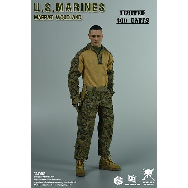Monkey Depot - General's Armoury US Marines MARPAT Woodland (GA1006S)