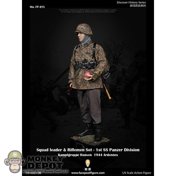 Monkey Depot - Facepool WWII 1st SS Panzer Div Kampfgruppe Hansen