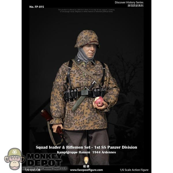 Monkey Depot - Facepool WWII 1st SS Panzer Div Kampfgruppe Hansen