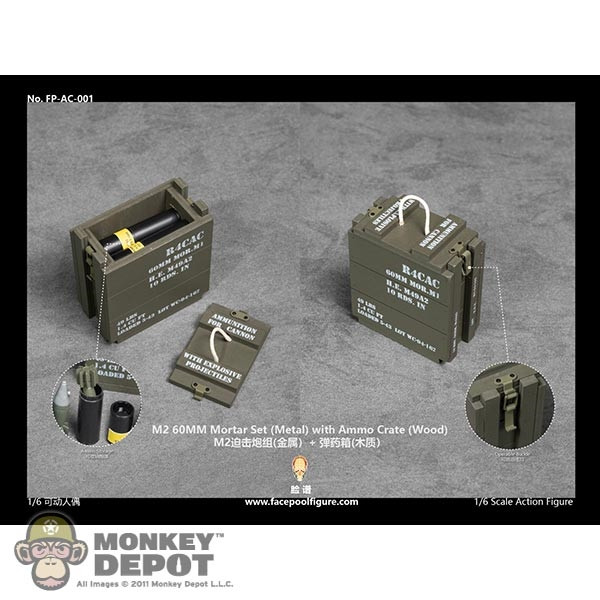 Monkey Depot - Weapon Set: Facepool Mortar Set (FP-AC001) (Figure