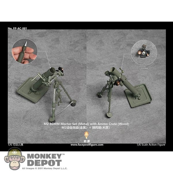 Monkey Depot - Weapon Set: Facepool Mortar Set (FP-AC001) (Figure