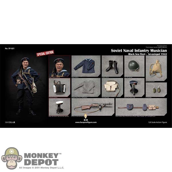 Monkey Depot - Facepool Soviet Naval Infantry (Special Edition