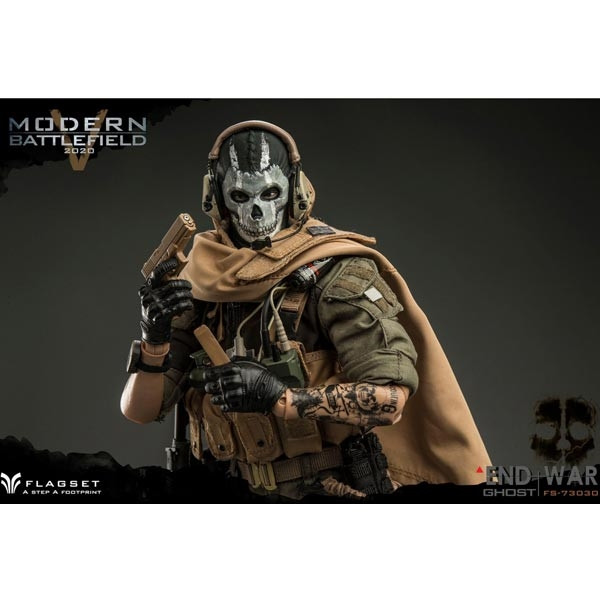 Monkey Depot - Flagset Modern Battlefield End War V Ghost (F73030)