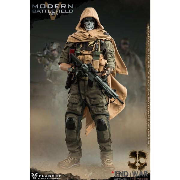 Monkey Depot - Flagset Modern Battlefield End War V Ghost (F73030)