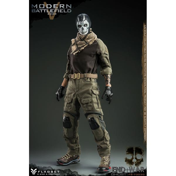 Monkey Depot - Flagset Modern Battlefield End War V Ghost (F73030)