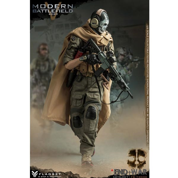 Monkey Depot - Flagset Modern Battlefield End War V Ghost (F73030)