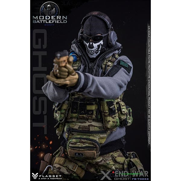 Monkey Depot - Flagset Modern Battle End War X Ghost (F73033)