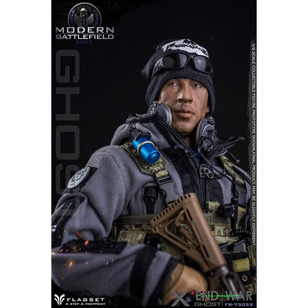 Monkey Depot - Flagset Modern Battle End War X Ghost (F73033)