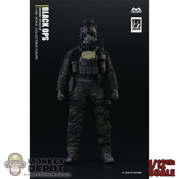 Monkey Depot - Hasuki 1/12th Salvo Series Black Ops (HAS-SA01)