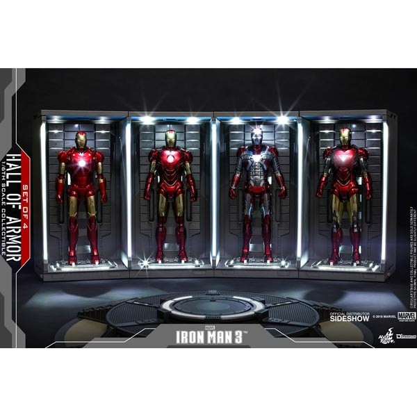 Monkey Depot - Display: Hot Toys Iron Man 3 Hall Of Armor