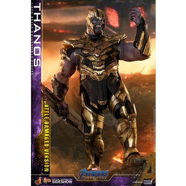 ホットトイズ サノス バトルダメージ エンドゲーム hottoys thanos Monkey Depot - Hot Toys Avengers: Endgame Thanos (Battle Damaged