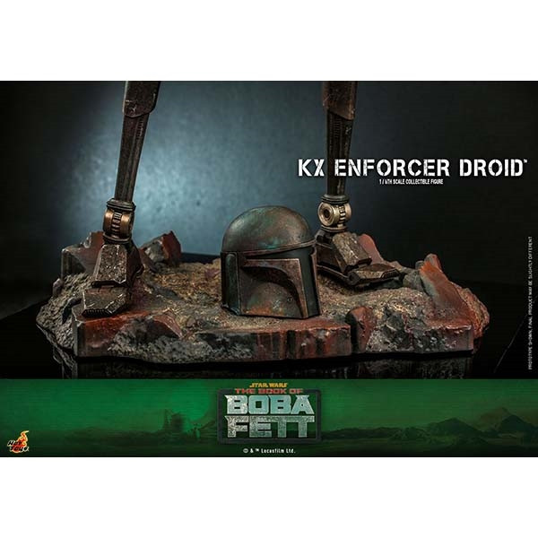 Figurine Hot Toys Star Wars – Droïde KX Enforcer 1/6 (The Book Of Boba Fett) 36cm Neuve